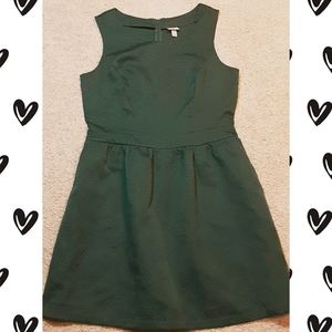 Short Flirty Green Party Casual Dress 14 EUC